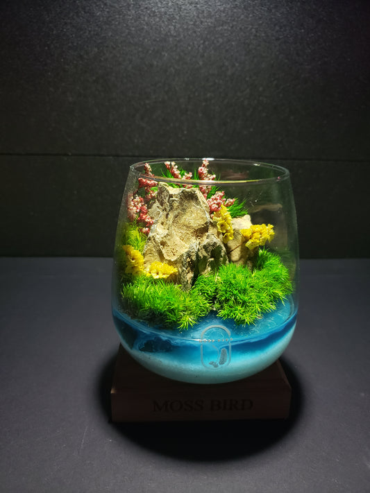 Mini Island(Preserved Moss)#002